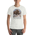 Woolly rhinoceros T-shirt in Ash — Deep Time Atlas Plate 157, PaleoThreads