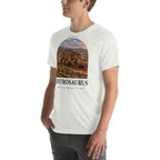 Lystrosaurus T-shirt in Ash, left front view — Deep Time Atlas Plate 136, PaleoThreads