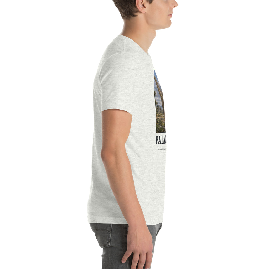 Patagotitan T-shirt in Ash, right view — Deep Time Atlas Plate 049, PaleoThreads