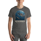 Helicoprion T-shirt in Asphalt — Deep Time Atlas Plate 151, PaleoThreads