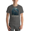 Temnodontosaurus T-shirt in Asphalt — Deep Time Atlas Plate 113, PaleoThreads