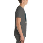 Temnodontosaurus T-shirt in Asphalt, right view — Deep Time Atlas Plate 113, PaleoThreads