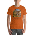 Muttaburrasaurus T-shirt in Autumn — Deep Time Atlas Plate 080, PaleoThreads
