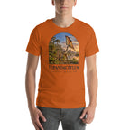 Tupandactylus T-shirt in Autumn — Deep Time Atlas Plate 100, PaleoThreads