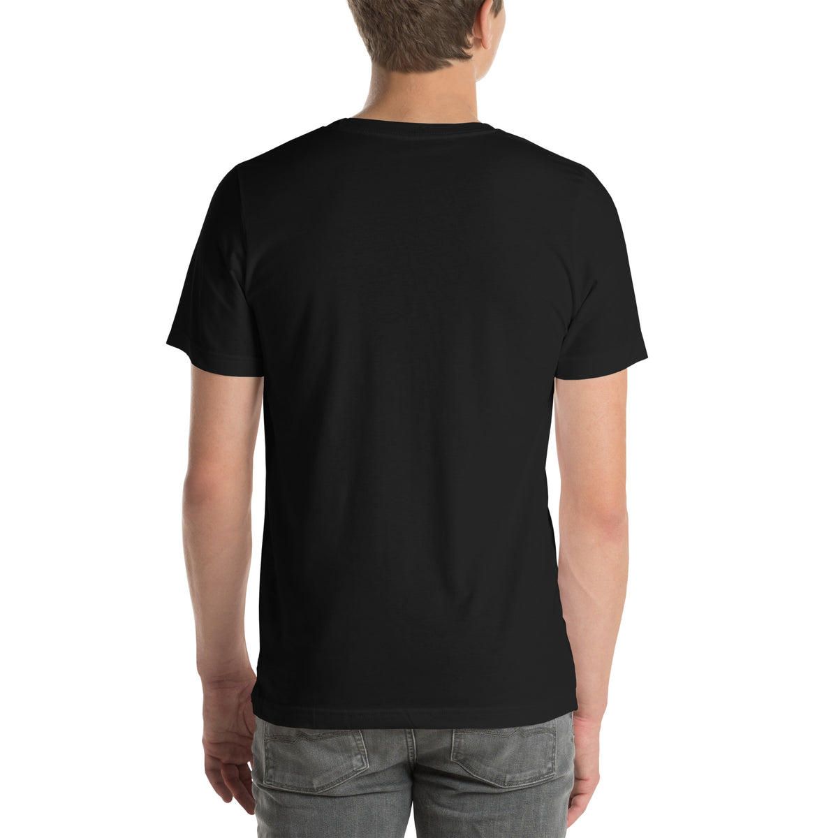 Stygimoloch T-shirt in Black, back view — Deep Time Atlas Plate 044, PaleoThreads