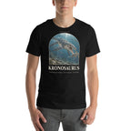Kronosaurus T-shirt in Black — Deep Time Atlas Plate 112, PaleoThreads