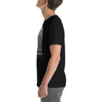 Dunkleosteus T-shirt in Black, left view — Deep Time Atlas Plate 137, PaleoThreads