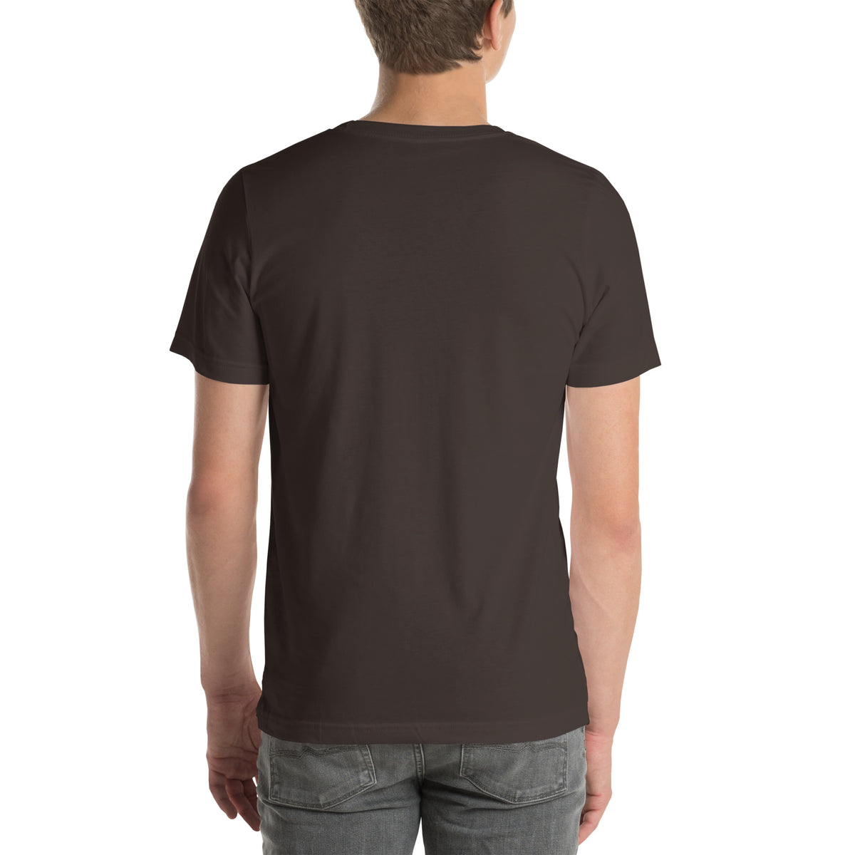 Megatherium T-shirt in Brown, back view — Deep Time Atlas Plate 158, PaleoThreads