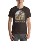 Megatherium T-shirt in Brown — Deep Time Atlas Plate 158, PaleoThreads