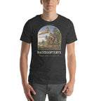 Hatzegopteryx T-shirt in Dark Grey Heather — Deep Time Atlas Plate 101, PaleoThreads