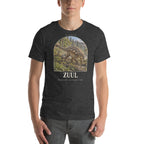 Zuul T-shirt in Dark Grey Heather — Deep Time Atlas Plate 091, PaleoThreads