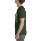Gorgosaurus T-shirt in Forest, left view — Deep Time Atlas Plate 022, PaleoThreads
