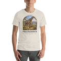 Paraceratherium T-shirt in Heather Dust — Deep Time Atlas Plate 163, PaleoThreads