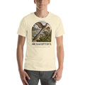 Archaeopteryx T-shirt in Natural — Deep Time Atlas Plate 042, PaleoThreads