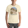 Compsognathus T-shirt in Natural — Deep Time Atlas Plate 030, PaleoThreads