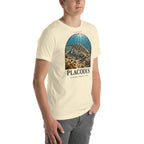 Placodus T-shirt in Natural, right front view — Deep Time Atlas Plate 115, PaleoThreads