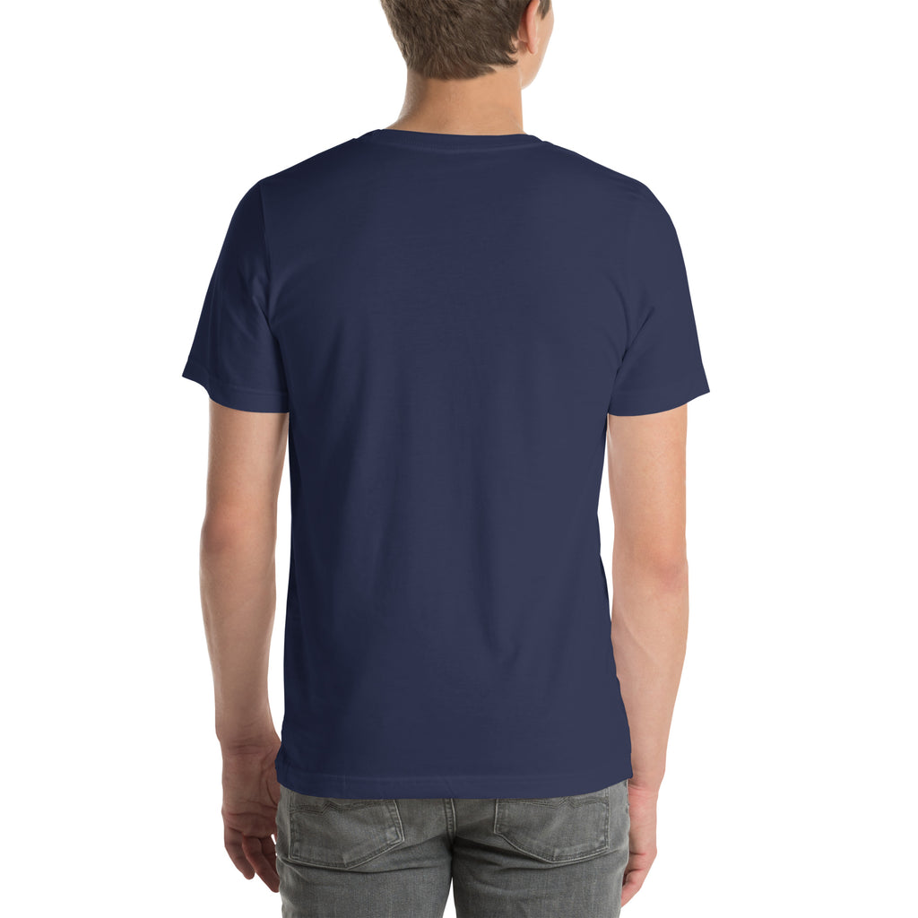 Anhanguera T-shirt in Navy, back view — Deep Time Atlas Plate 104, PaleoThreads