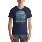 Leedsichthys T-shirt in Navy — Deep Time Atlas Plate 153, PaleoThreads