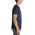 Leedsichthys T-shirt in Navy, right view — Deep Time Atlas Plate 153, PaleoThreads