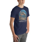 Anomalocaris T-shirt in Navy, right front view — Deep Time Atlas Plate 138, PaleoThreads