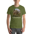 Euoplocephalus T-shirt in Olive — Deep Time Atlas Plate 084, PaleoThreads