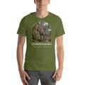 Therizinosaurus T-shirt in Olive — Deep Time Atlas Plate 016, PaleoThreads