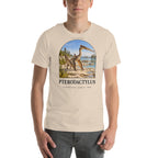 Pterodactylus T-shirt in Soft Cream — Deep Time Atlas Plate 102, PaleoThreads