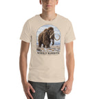 Woolly mammoth T-shirt in Soft Cream — Deep Time Atlas Plate 007, PaleoThreads