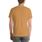Einiosaurus T-shirt in Toast, back view — Deep Time Atlas Plate 066, PaleoThreads