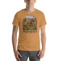 Einiosaurus T-shirt in Toast — Deep Time Atlas Plate 066, PaleoThreads