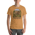 Einiosaurus T-shirt in Toast — Deep Time Atlas Plate 066, PaleoThreads