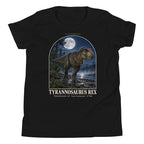 Tyrannosaurus rex kids T-shirt in Black — Deep Time Atlas Plate 001, PaleoThreads